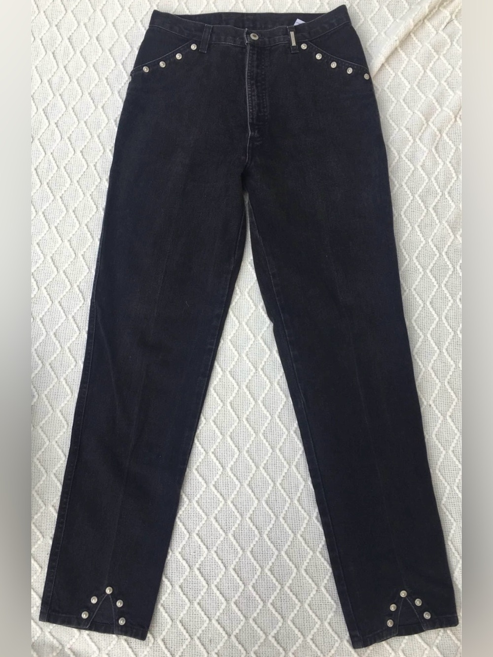Rockies Women’s Black Jeans with Stud Accents - Picture 4 of 6